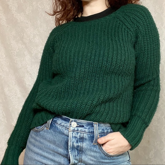American Eagle Outfitters Sweaters - American Eagle Forest Green Jegging Sweater